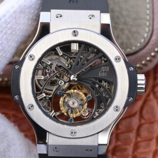 AAA Replica Hublot Big Bang Tourbillon Stainless Steel Mens Watch