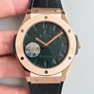 AAA Replica Hublot Classic Fusion 511.OX.0500.VR.BER16 JJ Factory Green V2 Mens Watch