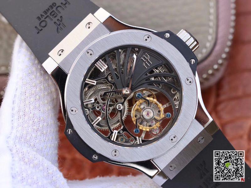 AAA Replica Hublot Big Bang Tourbillon Stainless Steel Mens Watch