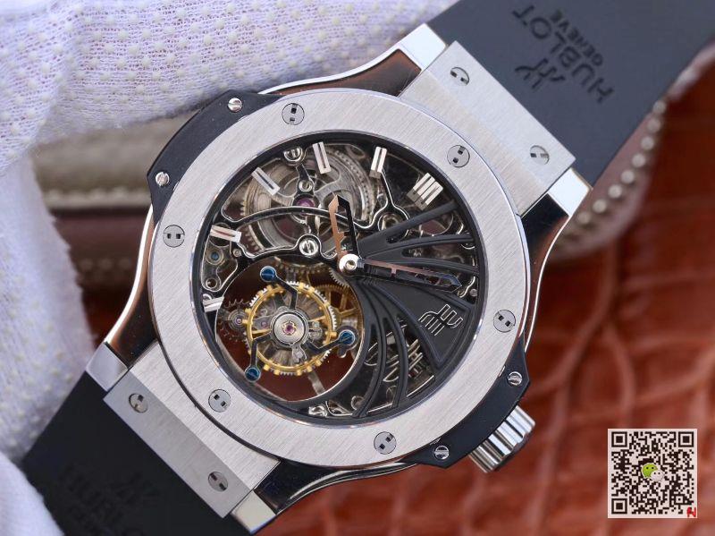 AAA Replica Hublot Big Bang Tourbillon Stainless Steel Mens Watch