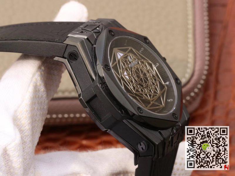 AAA TMF Factory Replica Hublot Big Bang 415.CX.1112.VR.MXM18 Sang Bleu Black Magic Mens Watch