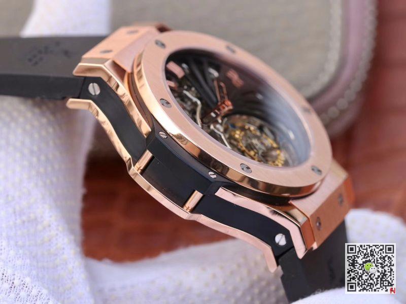 AAA Replica Hublot Big Bang Tourbillon Rose Gold Mens Watch