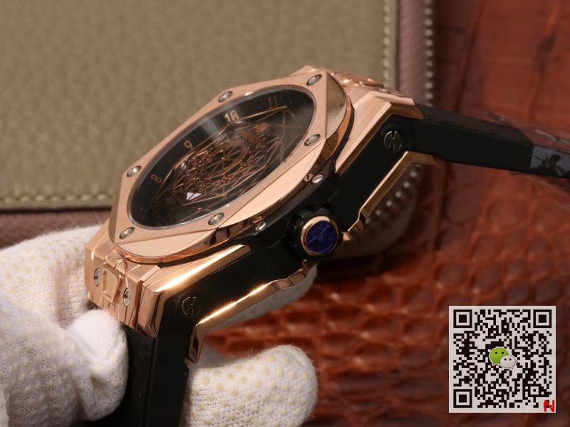 AAA TMF Factory Replica Hublot Big Bang 415.OX.1118.VR.MXM17 Sang Bleu King Gold Mens Watch