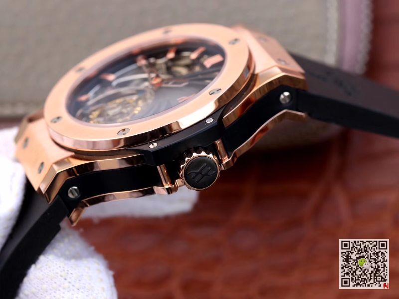 AAA Replica Hublot Big Bang Tourbillon Rose Gold Mens Watch