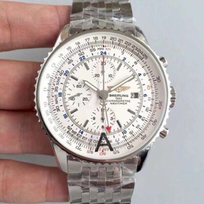 AAA Replica Breitling Navitimer World Chronograph A2432212/G571-443A JF Factory Mens Watch