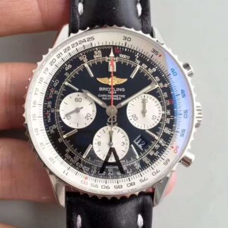 AAA Replica Breitling Navitimer GMT Chronograph AB044121/BD24/441X/A20BA.1 JF Factory Mens Watch