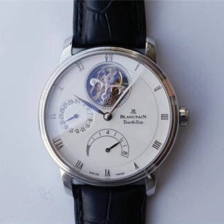 AAA Replica Blancpain Villeret Tourbillon 6025-1542-55B JB Factory White Mens Watch