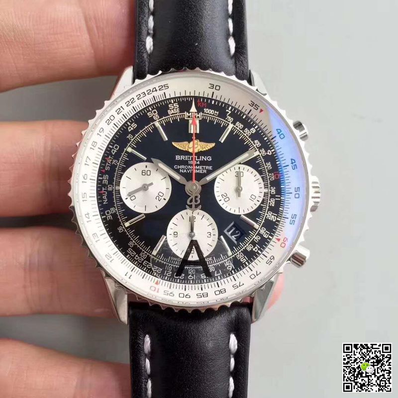 AAA JF Factory Replica Breitling Navitimer GMT Chronograph AB044121/BD24/441X/A20BA.1 Mens Watch