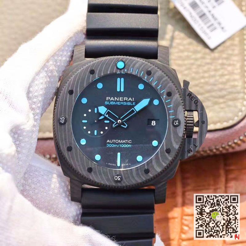 AAA VS Factory Replica Panerai Submersible Carbotech PAM01616 Mens Watch