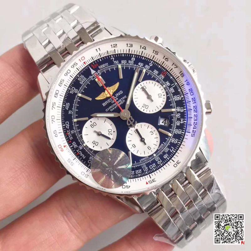 AAA JF Factory Replica Breitling Navitimer 01 Chronograph AB012012/BB01/447A Mens Watch