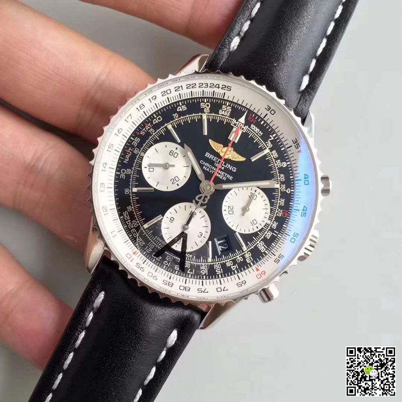 AAA JF Factory Replica Breitling Navitimer GMT Chronograph AB044121/BD24/441X/A20BA.1 Mens Watch