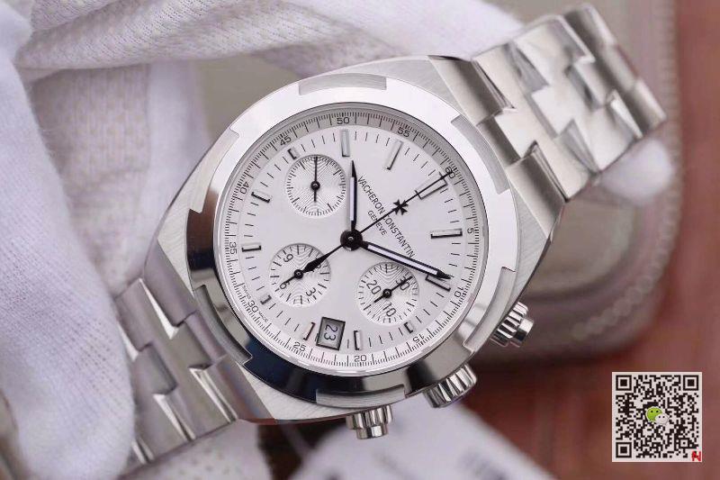 AAA JH Factory Replica Vacheron Constantin Overseas Chronograph 5500V/110A-B075 Steel Strap Mens Watch