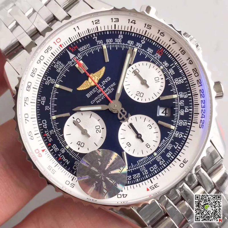 AAA JF Factory Replica Breitling Navitimer 01 Chronograph AB012012/BB01/447A Mens Watch