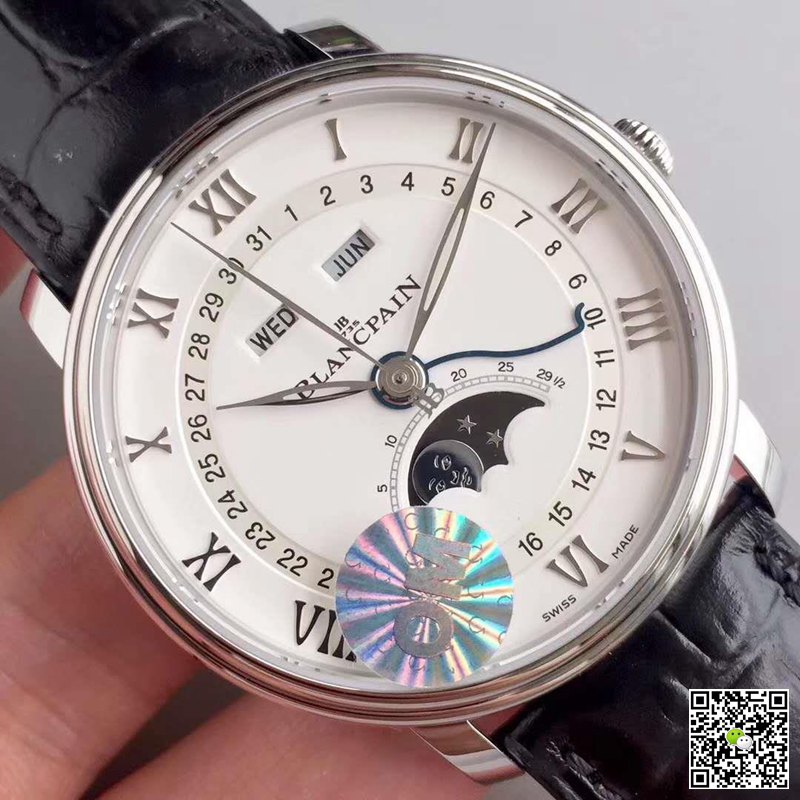 AAA OM Factory Replica Blancpain Villeret 6654A-1127-55B V2 Mens Watch