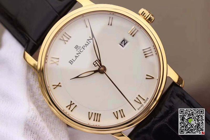 AAA ZF Factory Replica Blancpain Villeret Ultraplate 6651-3642-55 Mens Watch