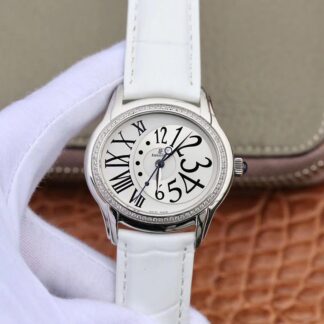 AAA Replica Audemars Piguet Millenary 77303BC.ZZ.D007SU.01 Silver Women Watch