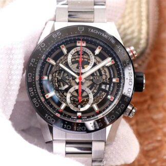 AAA Replica Tag Heuer Carrera Calibre Heuer 01 Chronograph CAR2A1W.BA0703 XF Factory Mens Watch