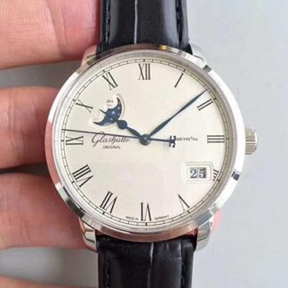 AAA Replica Glashutte Original Senator Excellence Panoramadatum Mondphase 100-04-32-12-04 GF Factory Mens Watch