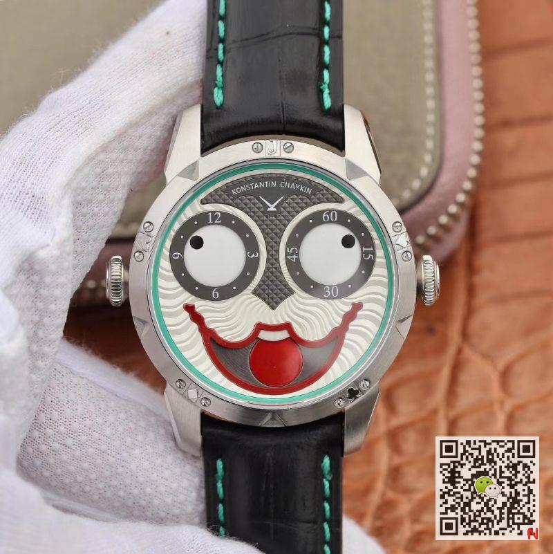 AAA V9 Factory Replica Konstantin Chaykin Joker Clown Green Mens Watch