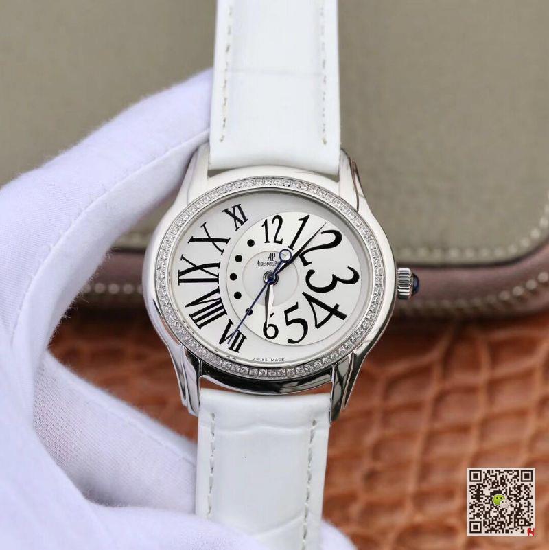 AAA Replica Audemars Piguet Millenary 77303BC.ZZ.D007SU.01 Silver Women Watch