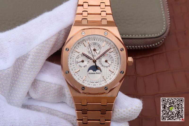 AAA JF Factory Replica Audemars Piguet Royal Oak Perpetual Calendar 26574OR.OO.1220OR.01 Mens Watch