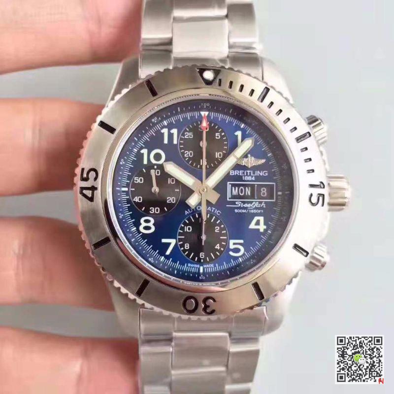 AAA GF Factory Replica Breitling Superocean Steelfish Chronograph A13341C3.C893.200S.A20DSA.2 Mens Watch