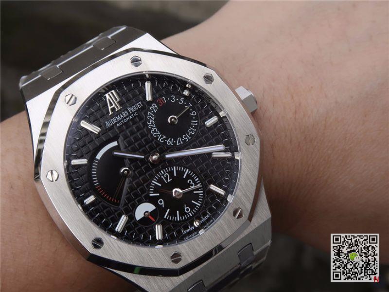 AAA TWA Factory Replica Audemars Piguet Royal Oak Dual Time 26120ST.OO.1220ST.03 Mens Watch