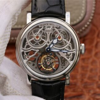 AAA Replica Franck Muller Skeleton Giga Tourbillon Round 7049 T G SQT Steel Mens Watch