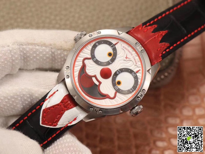 AAA TW Factory Replica Konstantin Chaykin Joker Clown Red Mens Watch