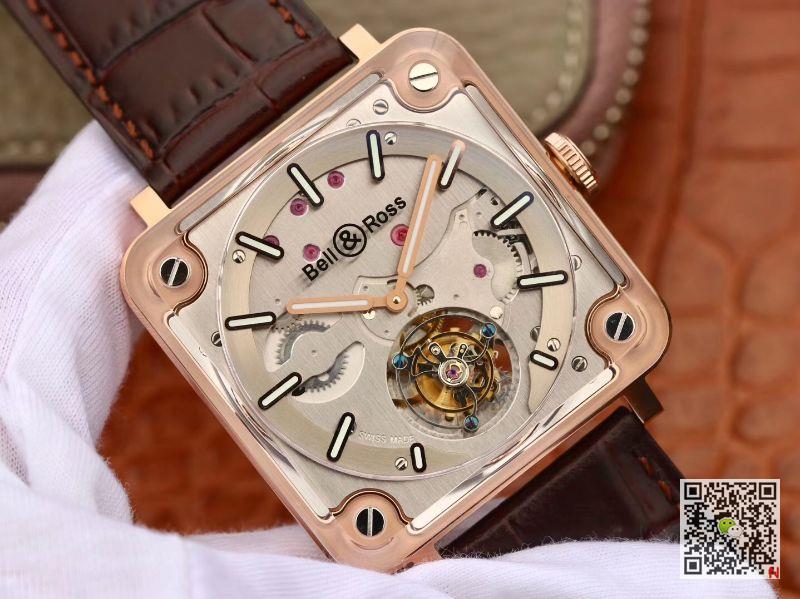 AAA Replica Bell & Ross Experimental BR-X2 Tourbillon Rose Gold Mens Watch