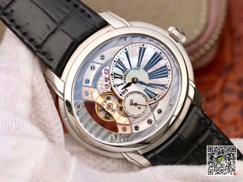 AAA V9 Factory Replica Audemars Piguet Millenary 15350ST.OO.D002CR.01 Pink Mens Watch