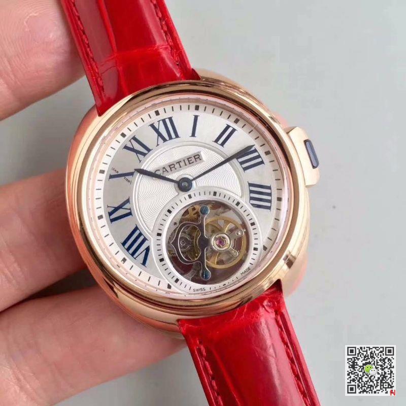 AAA Replica Cartier Drive De Cartier Tourbillon W4100013 Rose Gold Women Watch