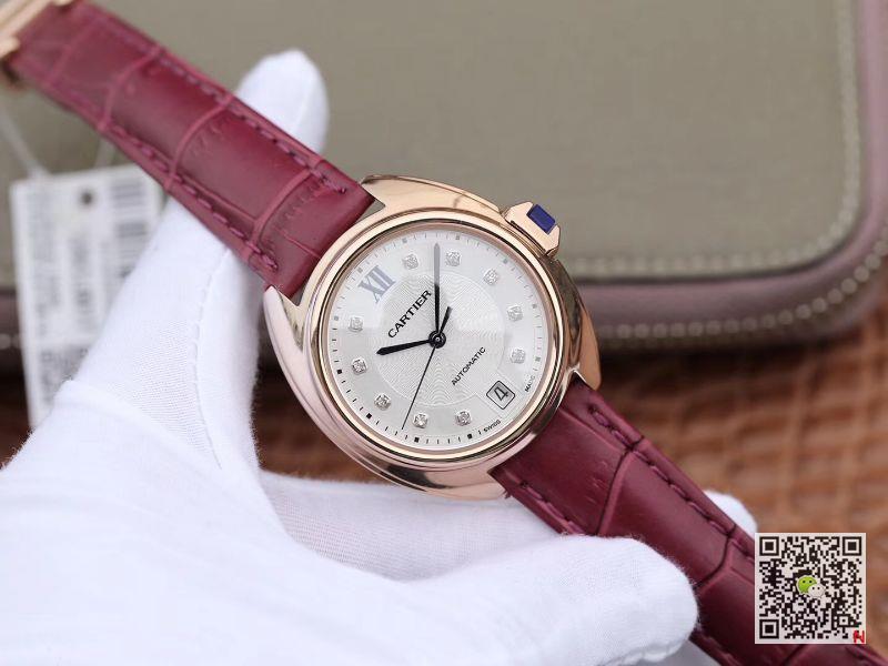 AAA Replica Cartier Cle De Cartier WJCL0032 Rose Gold Women Watch