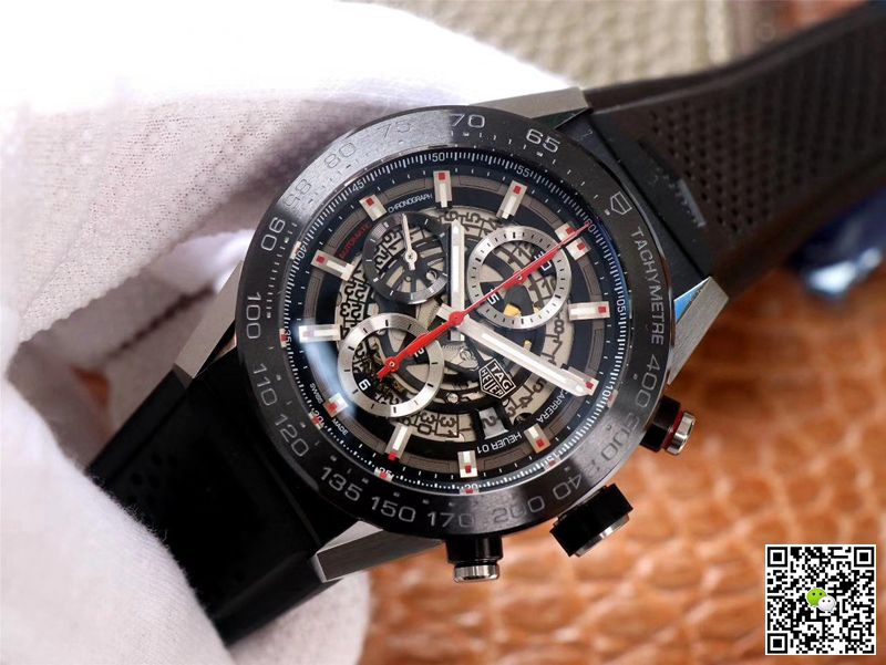 AAA XF Factory Replica Tag Heuer Carrera Calibre Heuer 01 Chronograph CAR201V.FT6046 Mens Watch