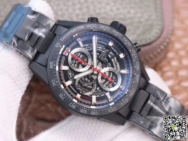 AAA XF Factory Replica Tag Heuer Carrera Calibre Heuer 01 Chronograph CAR2090.BH0729 Mens Watch