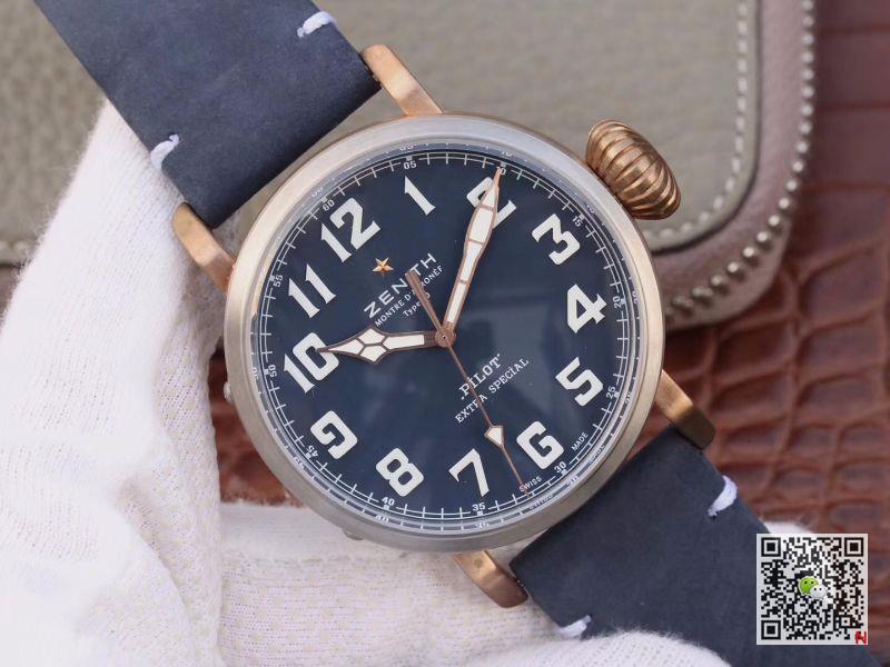 AAA XF Factory Replica Zenith Pilot Type 20 Extra Special Bronze 29.2432.679/57.C791 Mens Watch