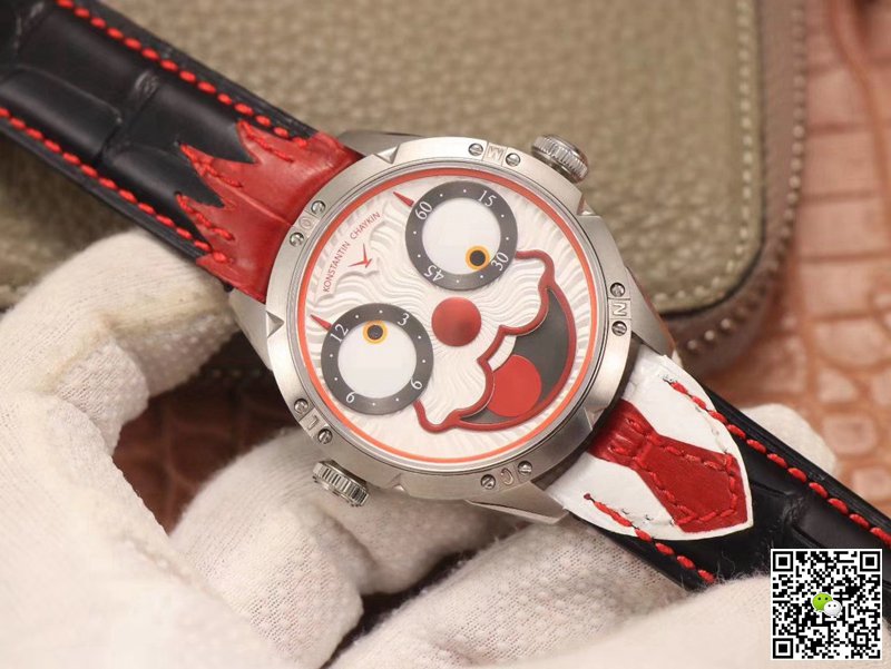 AAA TW Factory Replica Konstantin Chaykin Joker Clown Red Mens Watch