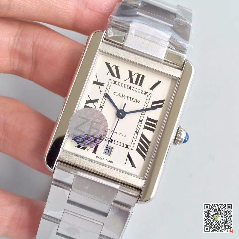 AAA ZF Factory Replica Cartier Tank Solo XL W5200028 Mens Watch