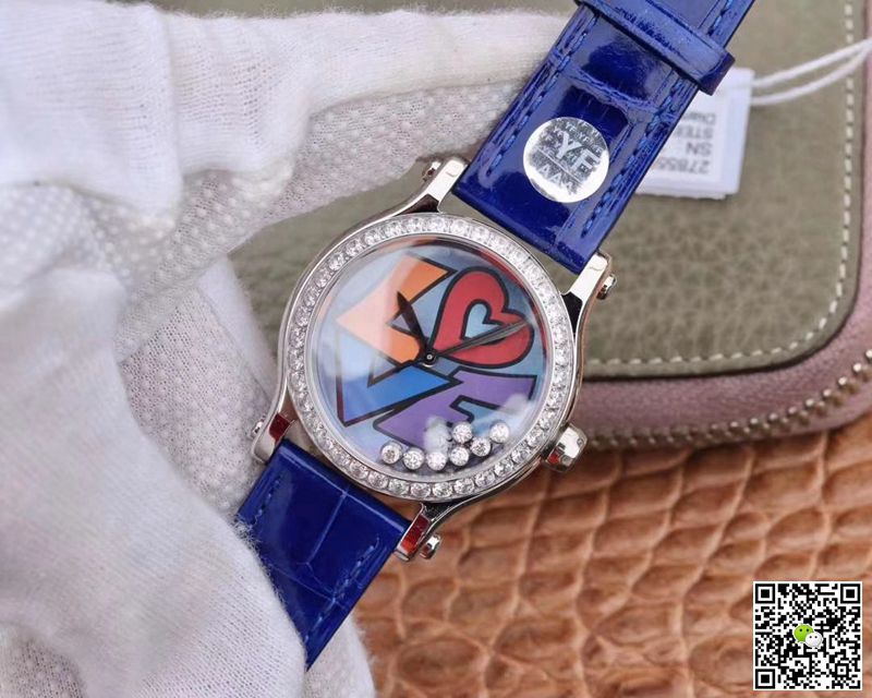 AAA YF Factory Replica Chopard Happy Diamonds Happy Love 278559-3021 Women Watch