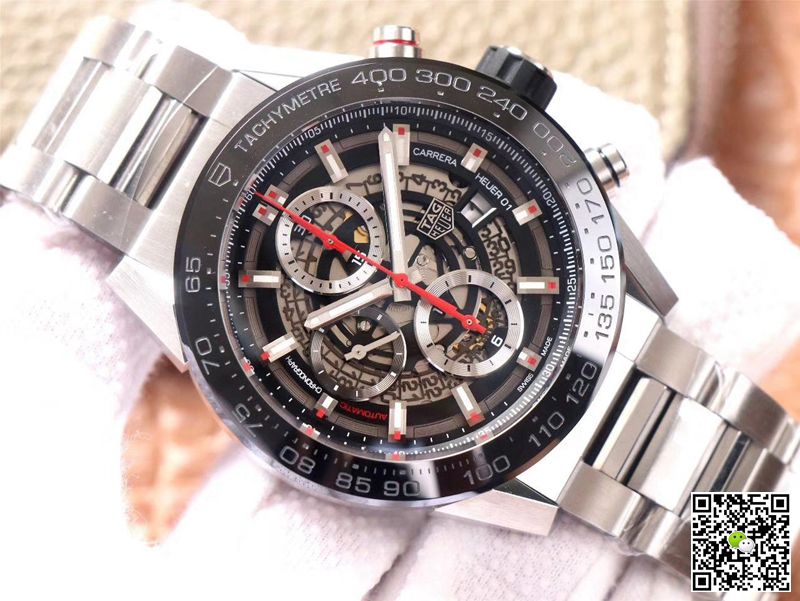 AAA XF Factory Replica Tag Heuer Carrera Calibre Heuer 01 Chronograph CAR2A1W.BA0703 Mens Watch