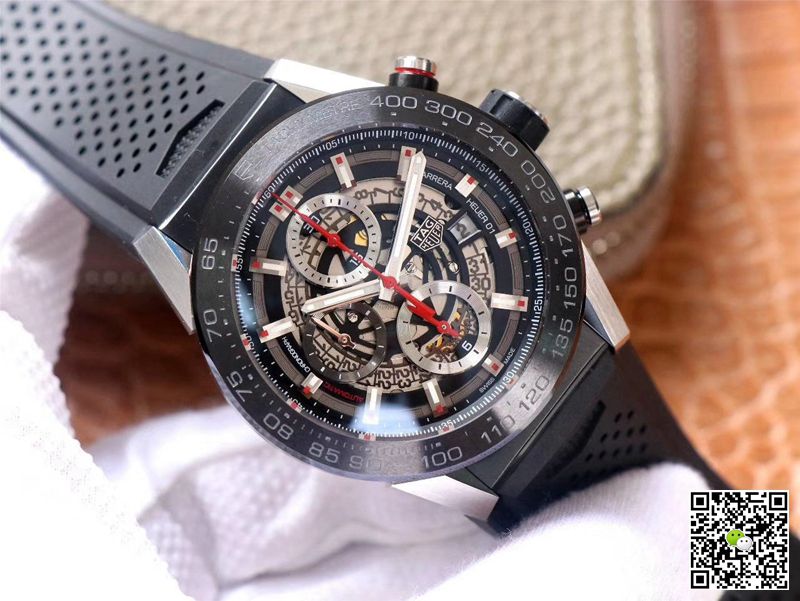 AAA XF Factory Replica Tag Heuer Carrera Calibre Heuer 01 Chronograph CAR201V.FT6046 Mens Watch