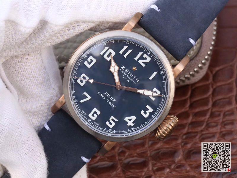 AAA XF Factory Replica Zenith Pilot Type 20 Extra Special Bronze 29.2432.679/57.C791 Mens Watch