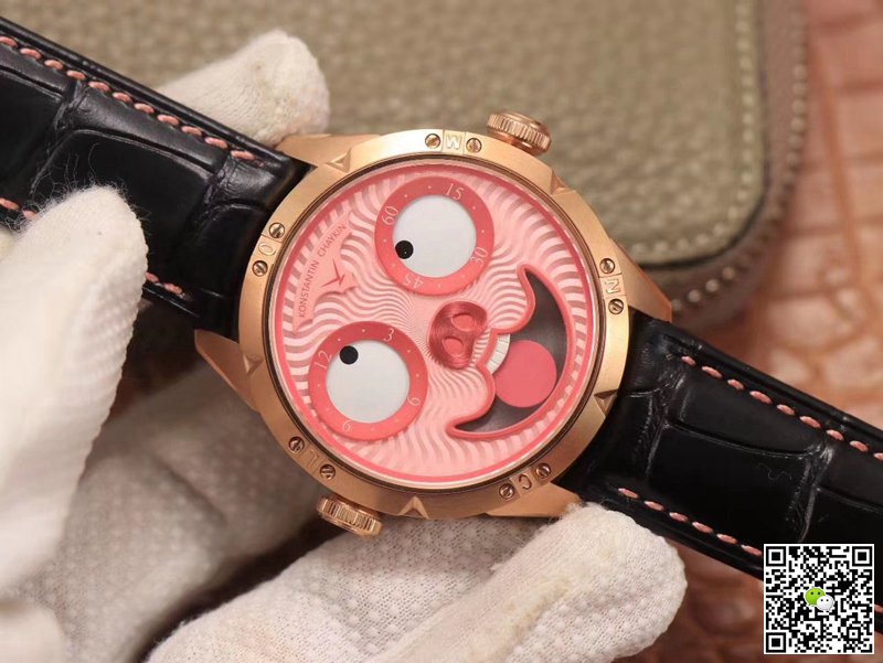 AAA TW Factory Replica Konstantin Chaykin Joker Pink Pig Mens Watch