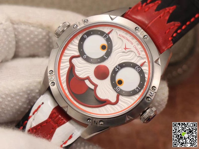 AAA TW Factory Replica Konstantin Chaykin Joker Clown Red Mens Watch