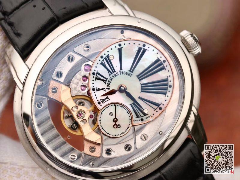 AAA V9 Factory Replica Audemars Piguet Millenary 15350ST.OO.D002CR.01 Pink Mens Watch