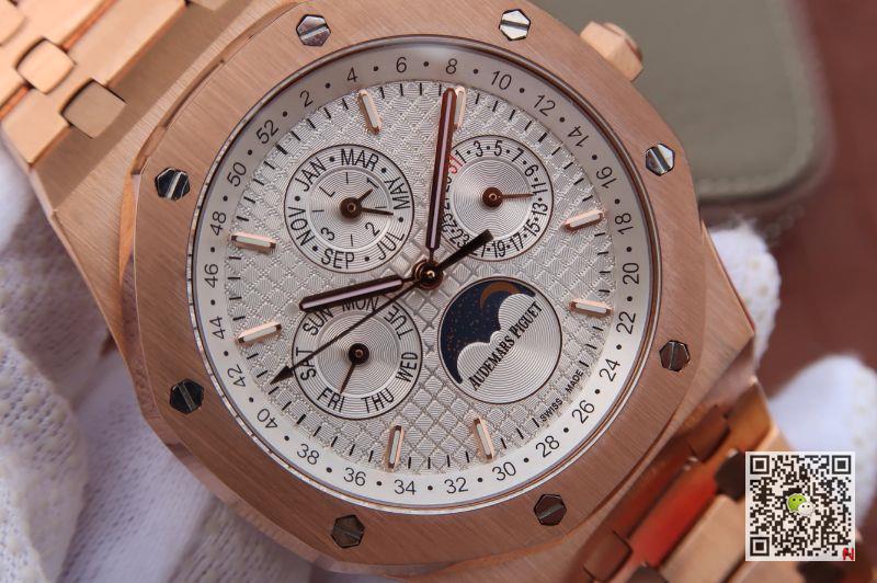 AAA JF Factory Replica Audemars Piguet Royal Oak Perpetual Calendar 26574OR.OO.1220OR.01 Mens Watch