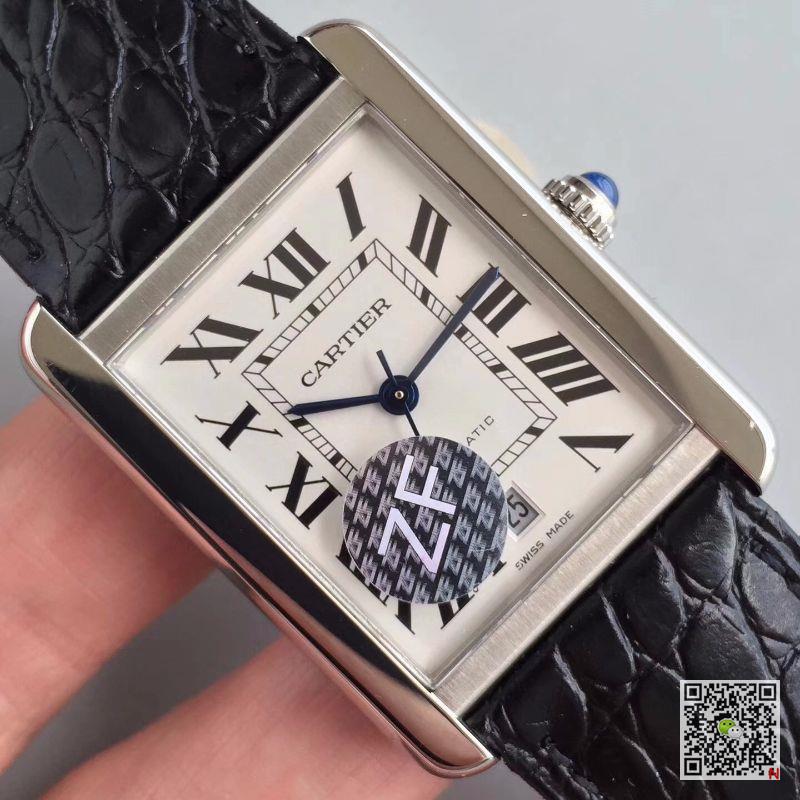 AAA ZF Factory Replica Cartier Tank Solo XL W5200027 Mens Watch