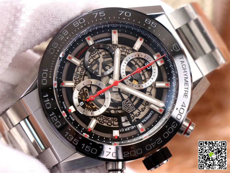 AAA XF Factory Replica Tag Heuer Carrera Calibre Heuer 01 Chronograph CAR2A1W.BA0703 Mens Watch