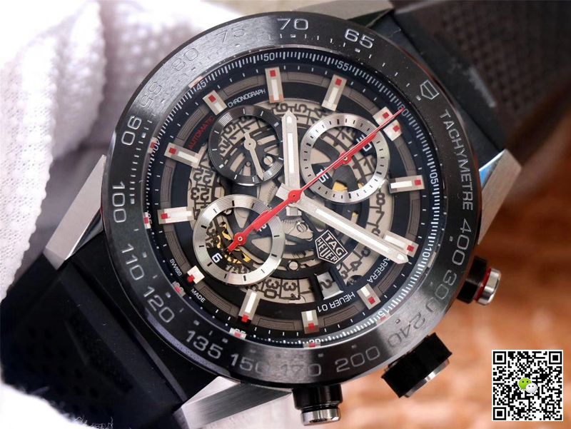 AAA XF Factory Replica Tag Heuer Carrera Calibre Heuer 01 Chronograph CAR201V.FT6046 Mens Watch