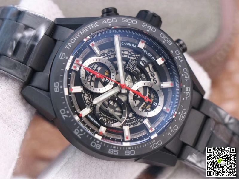 AAA XF Factory Replica Tag Heuer Carrera Calibre Heuer 01 Chronograph CAR2090.BH0729 Mens Watch